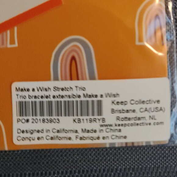 Stella & Dot Keep Collective Make A Wish Stretch Trio Bracelet - Picture 2 of 2